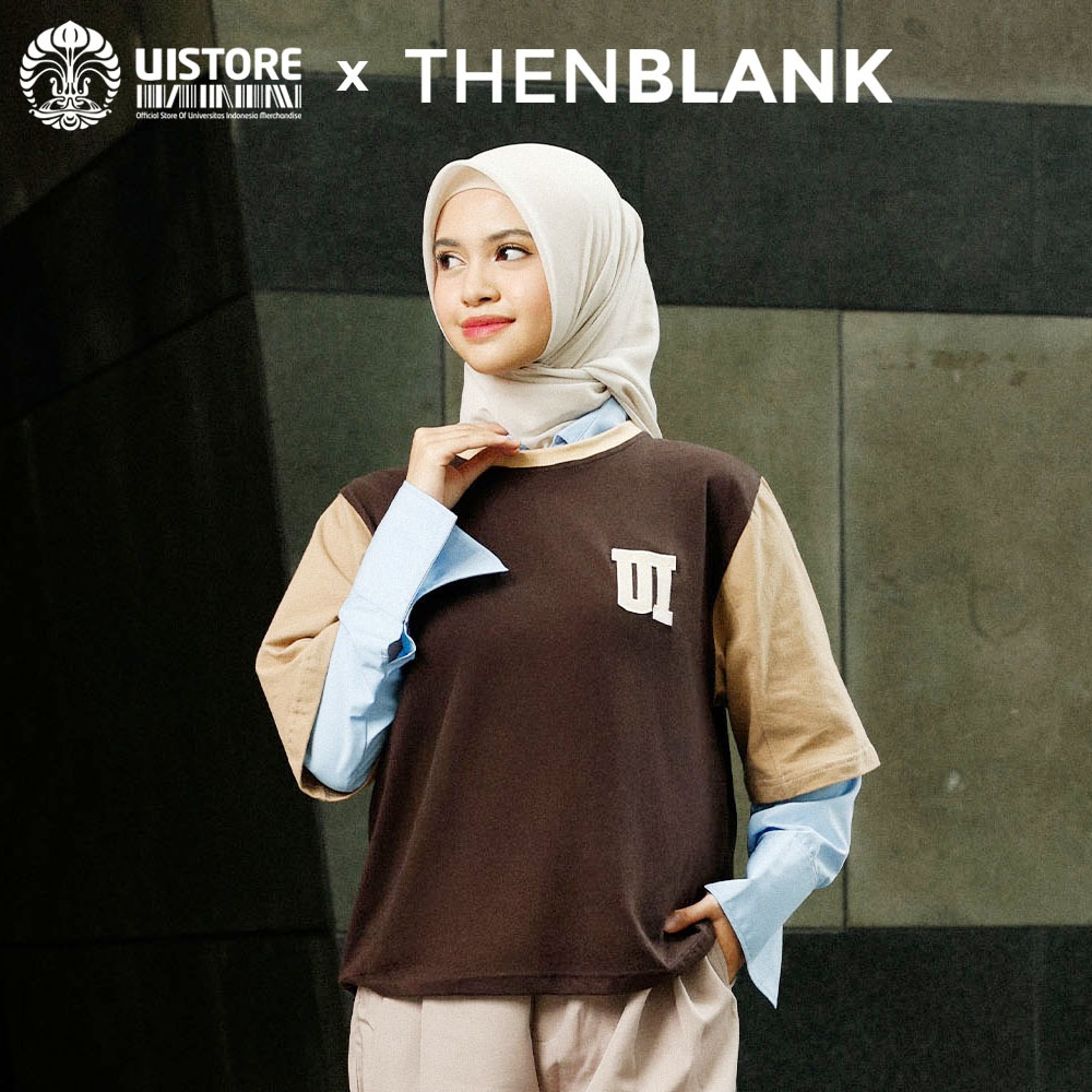 UI STORE | Color Block Anytime Short Tee UIS x THEN BLANK | Official Merchandise of Universitas Indo