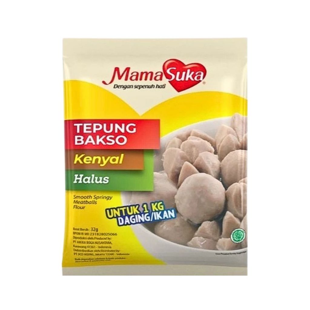 MamaSuka Tepung Bakso Kenyal Halus 32gr (PACK @20 pcs)
