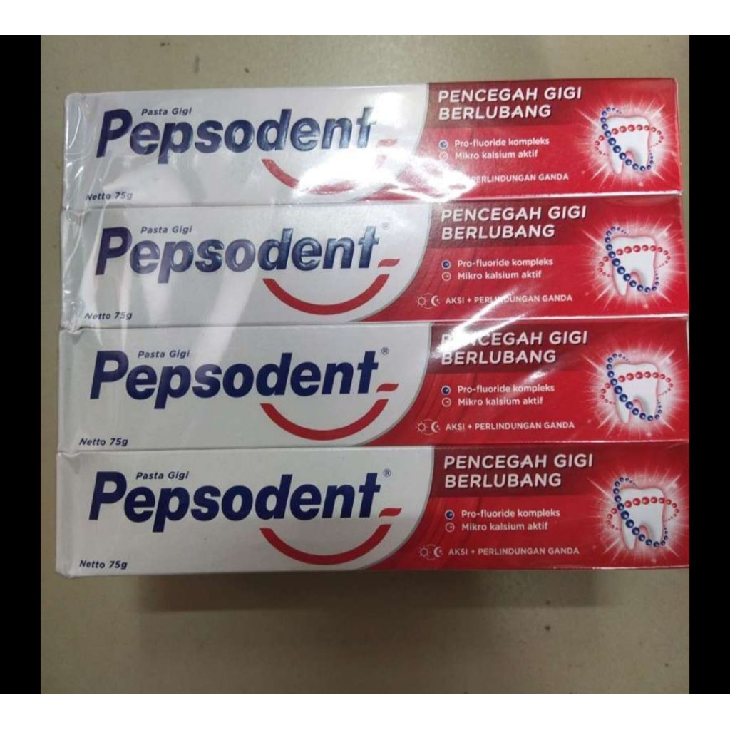 6 pcs pepsodent 75gr/ pasta gigi Pepsodent 75gr