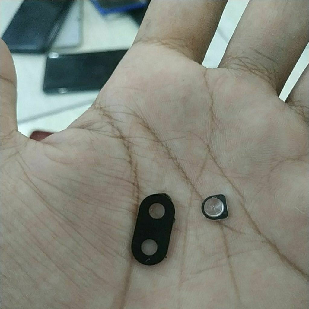 kaca kamera plus flash bekas Samsung a01 core