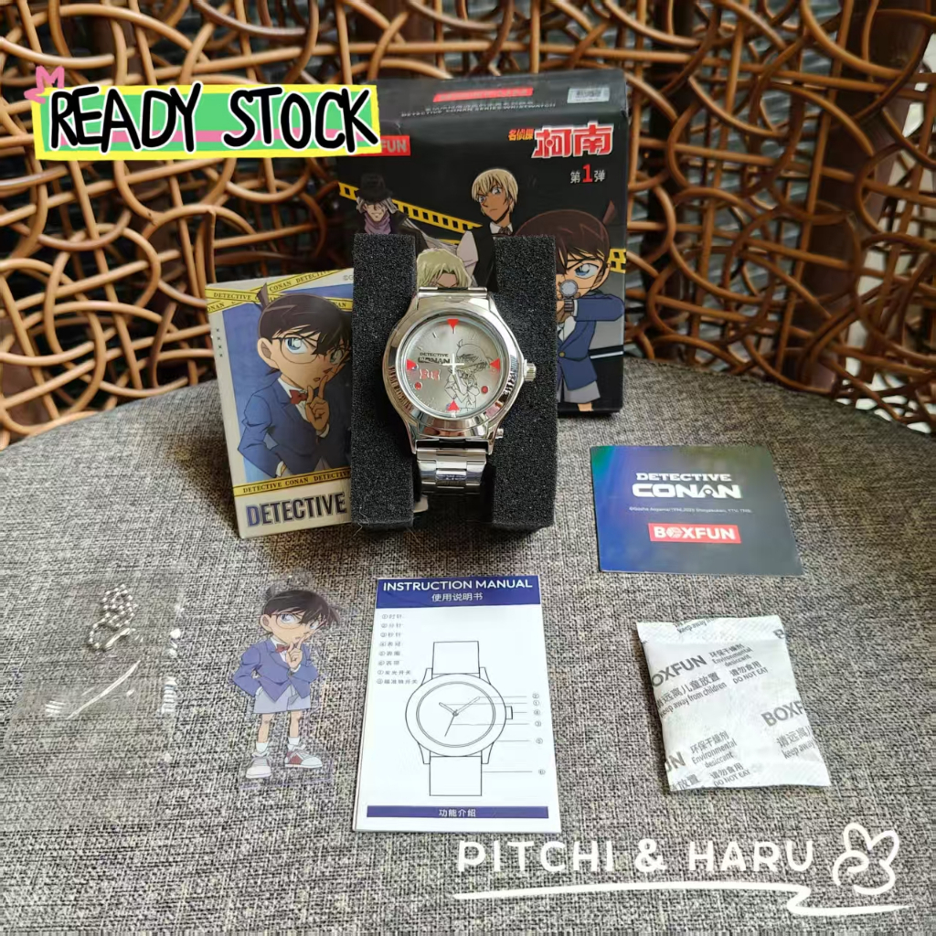 [READY STOCK] Detective Conan Official Collab Mystery Vanishing Wrist Watch Secret & Super Secret