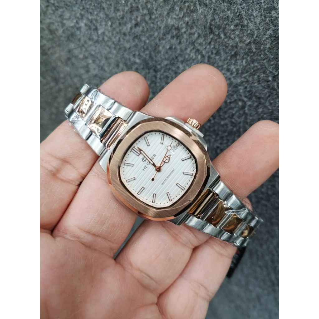 Hegner 1730L-1SRGDW#Hegner 1730L#HW 1730L-1SRGDW#Jam tangan wanita Hegner 1730L#Ladies watch Hegner 