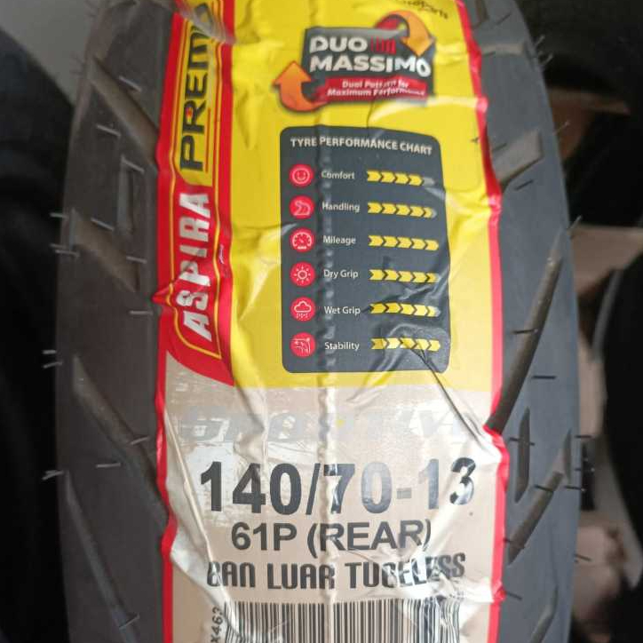 BAN LUAR 140/70-13 ASPIRA PREMIO SPORTIVO TUBELES