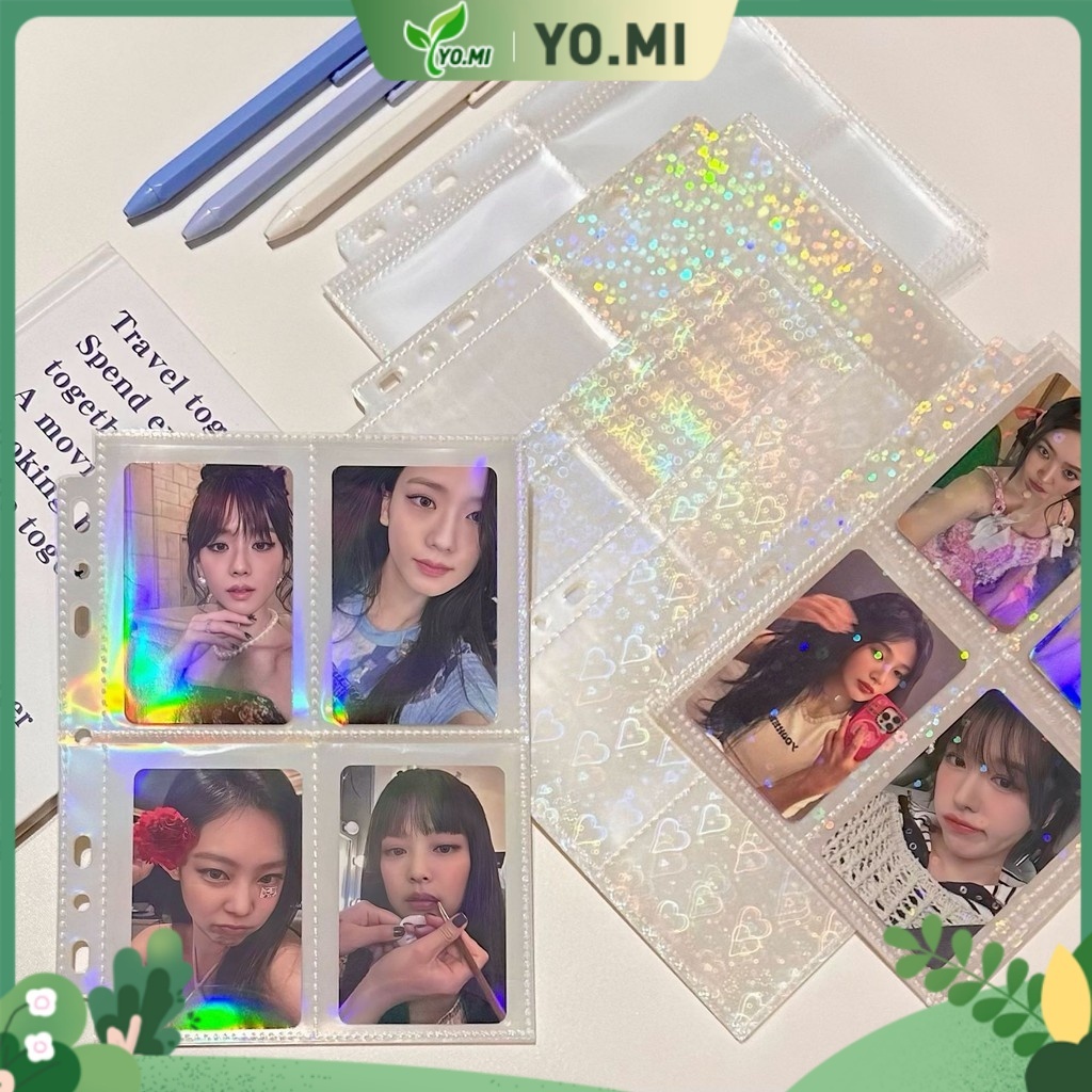 Photo Sleeve  4P Photo Card A5 untuk Binder 6 Ring Photo Card PC / MPC isi  10pcso
