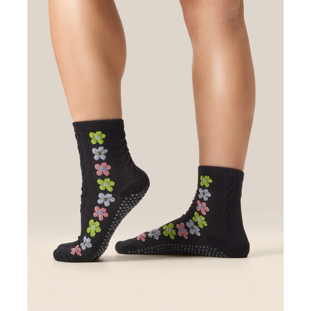 Size S kaos kaki pilates Move Active / Crew Socks - Fiesta Midnight