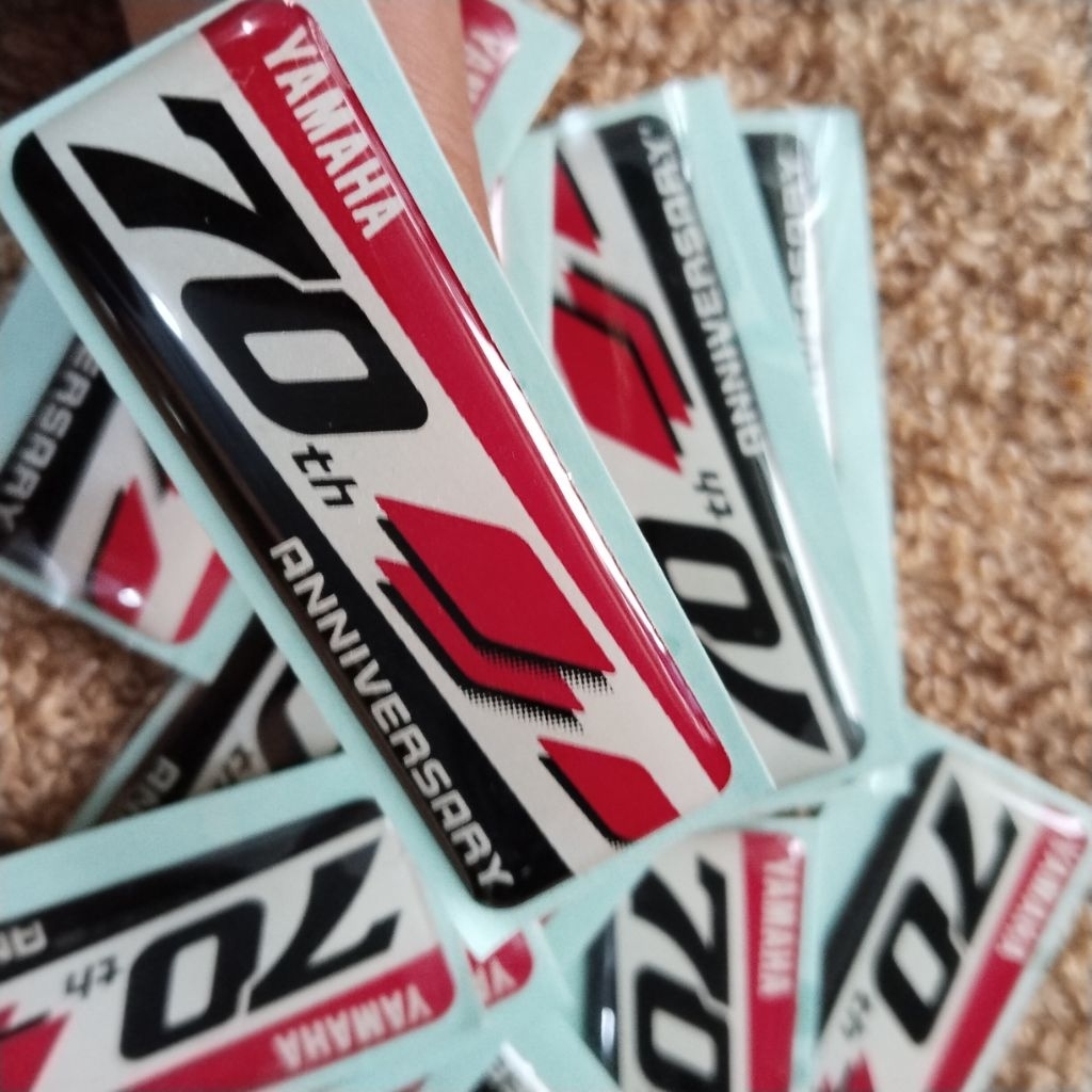 EMBLEM ANNIVERSARY YAMAHA 70th ORIGINAL