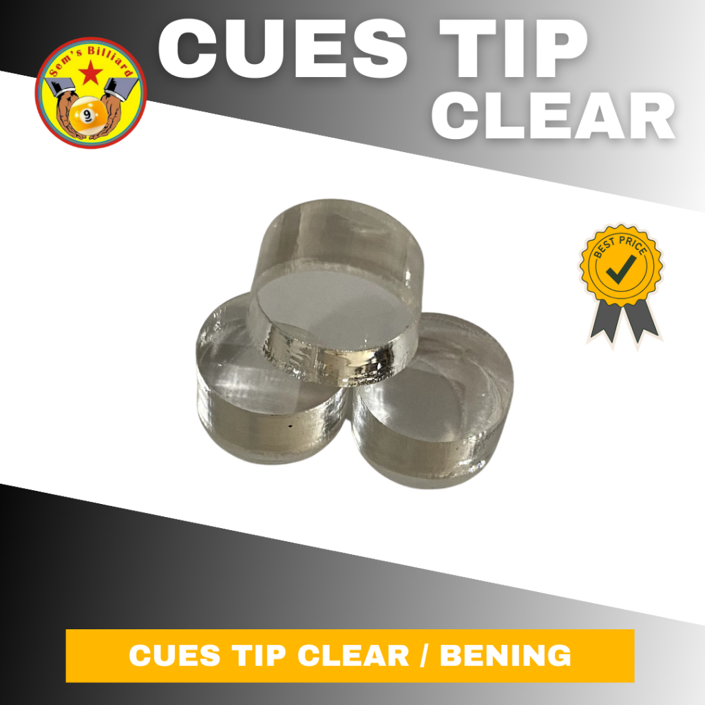 Tip Stick Break Billiard Bening - Tip Clear Bening - Tip Stick Billiard - Cue Tip Break - Billiard