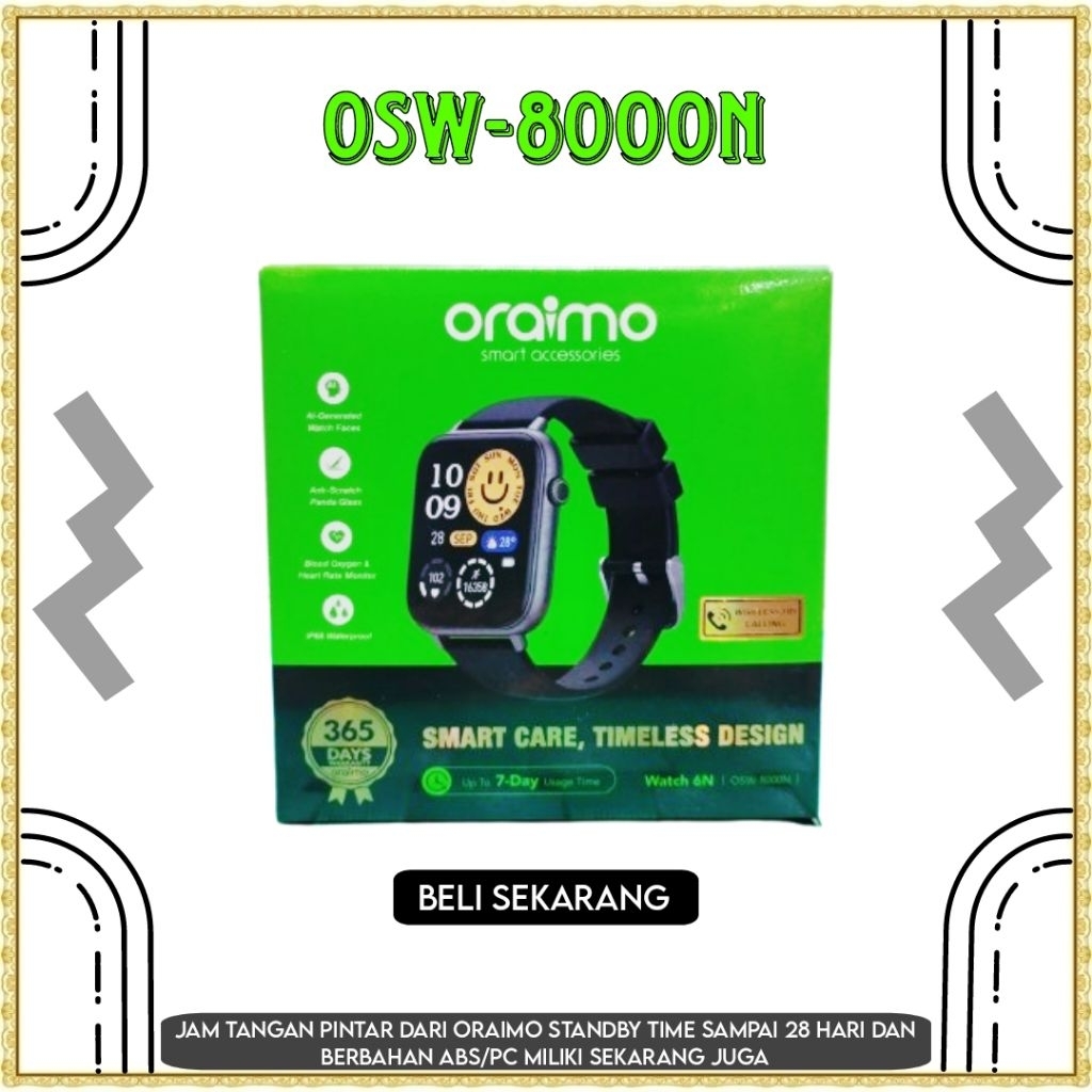 ORAIMO SMARTWATCH WATCH 6 OSW-8000N