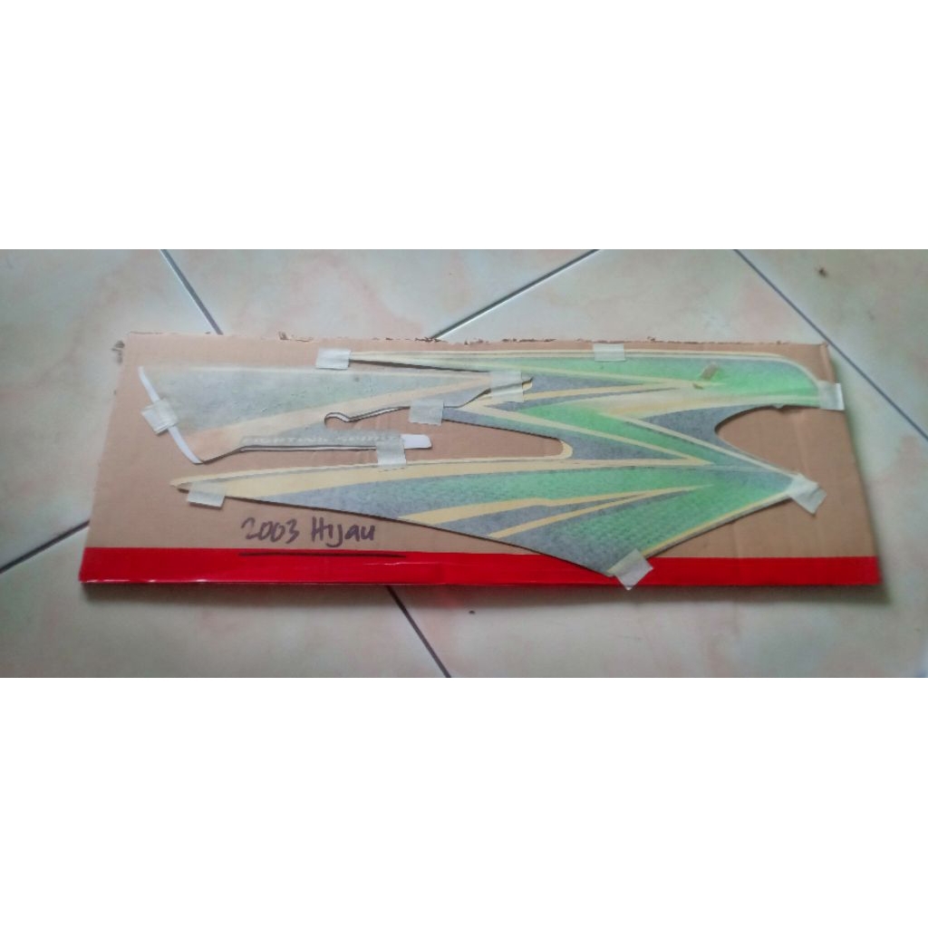 Striping RX king 2003 hijau original