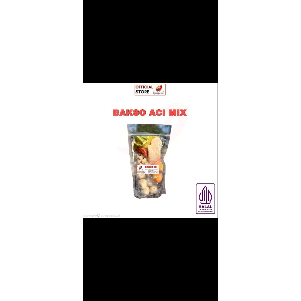 BAKSO ACI MIX KEJU MOZARELLA, AYAM PEDAS DAN KEJU