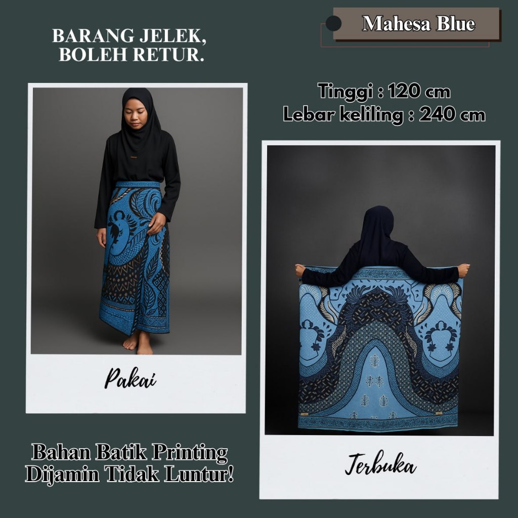 SARUNG WANITA / SARUNG GLOYOR BATIK MBAK SANTRI / SARUNG SANTRI