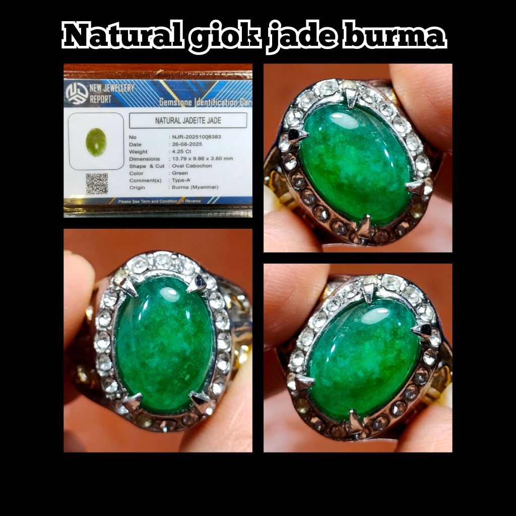 NATURAL CINCIN GIOK BURMA KRISTAL