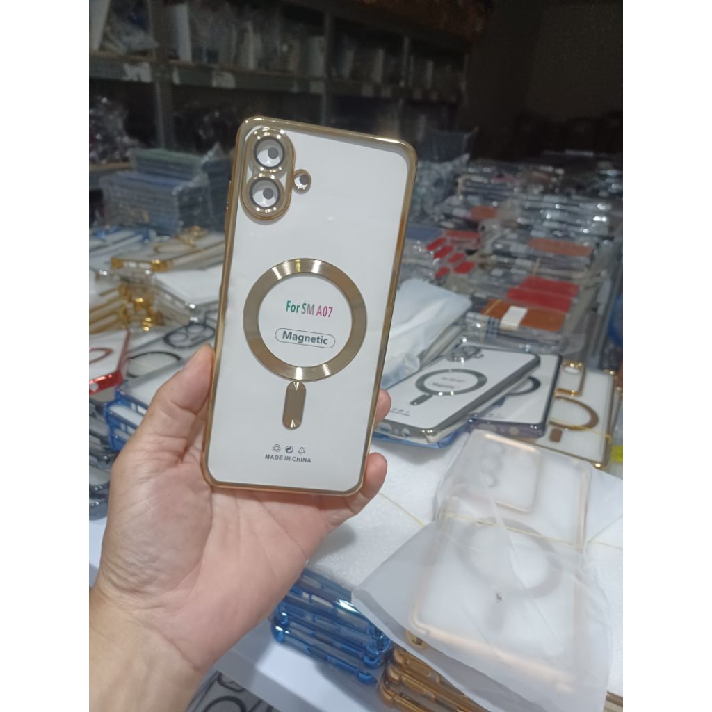 CASE SAMSUNG GALAXY A07  SOFTCASE SILIKON MAGSAFE CASING