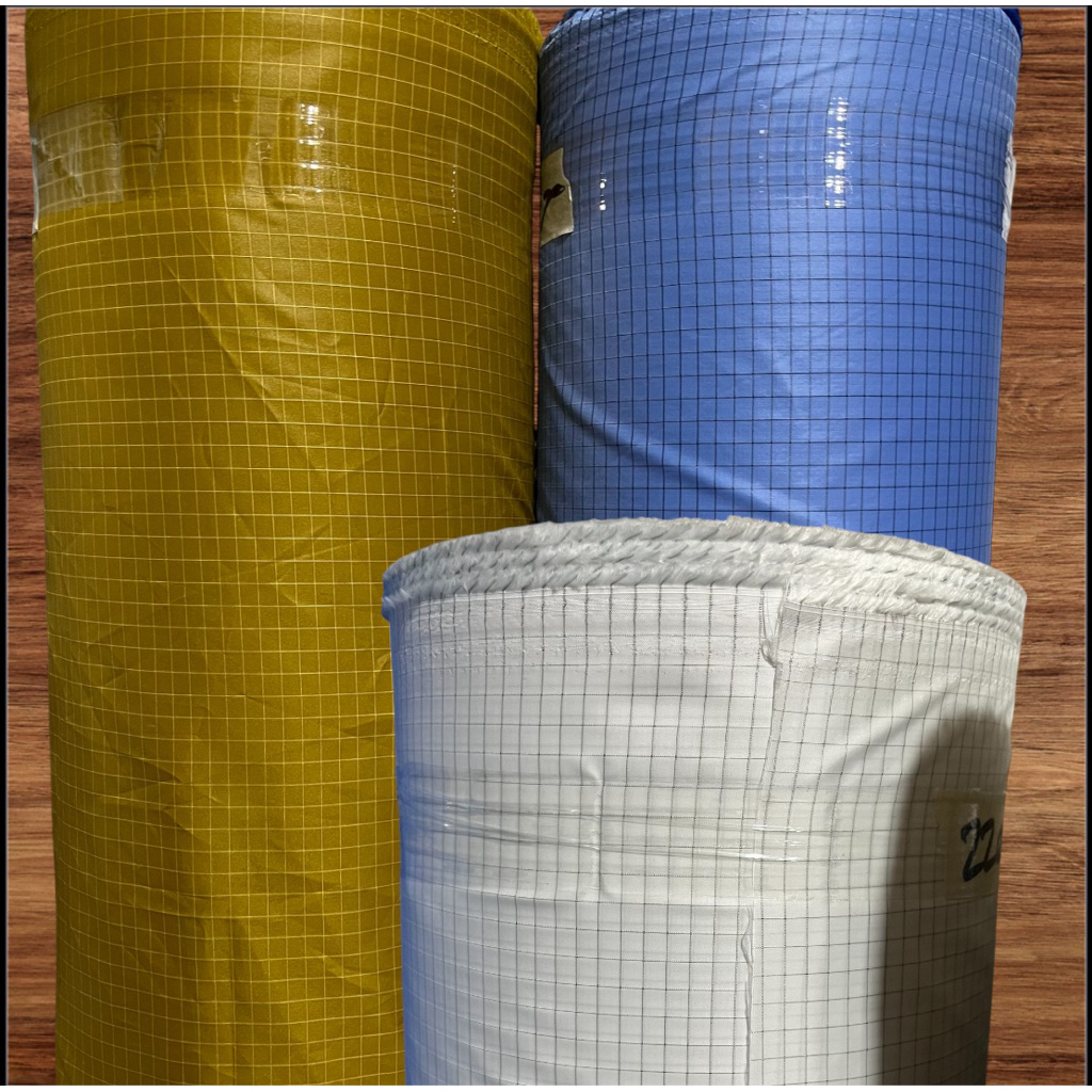 Kain Parasut Ripstop Nylon Kotak Bahan Parasut Anti air water repellent water resistant bahan korea