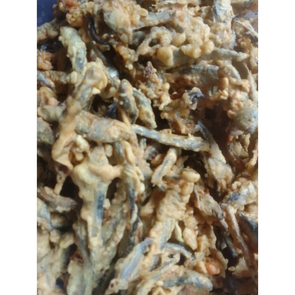

ikan asin goreng tepung ikan asin crispy ikan asin siap makan gurih dan renyah 100 gram