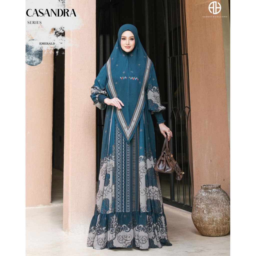 GAMIS SYAR'I CASANDRA by AgoestHanggono |Gamis Mewah|Gamis kekinian Elegant