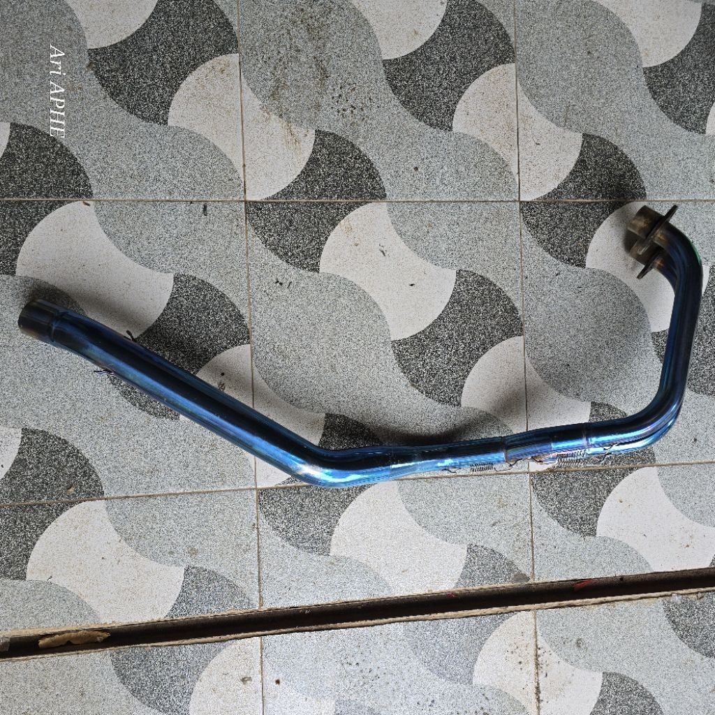 header pipa leher knalpot blue CBR250RR cbr 250 rr