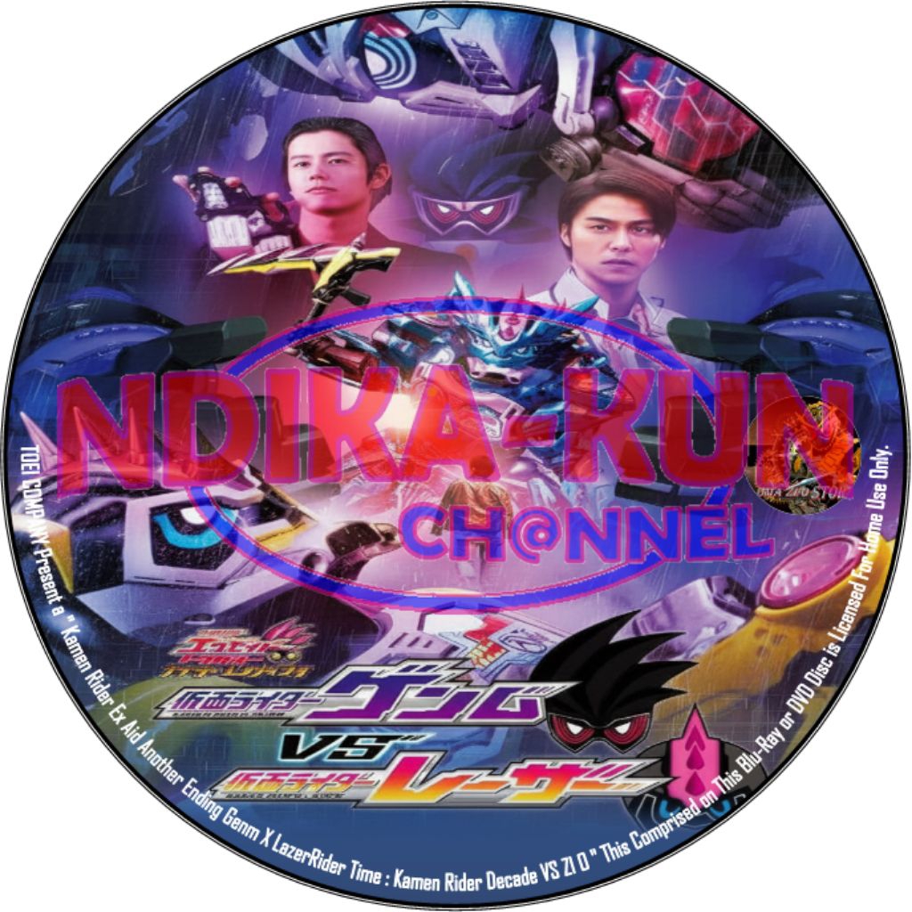 Kaset DVD Kamen Rider Ex Aid Another Ending Genm VS Lazer Subtitle Indonesia
