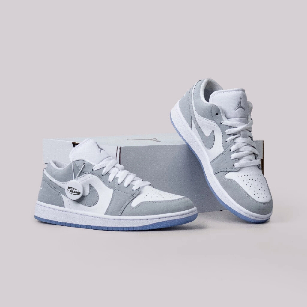 Air Jordan 1 Low Wolf Grey White