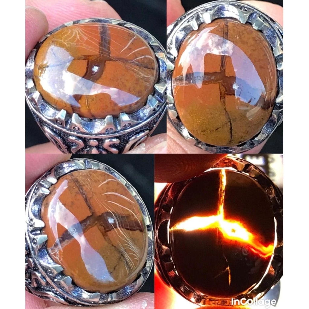 FOSSIL GALIH ASEM PAMOR TAPAK JALAK KRISTAL 3D AJIB ANTIK