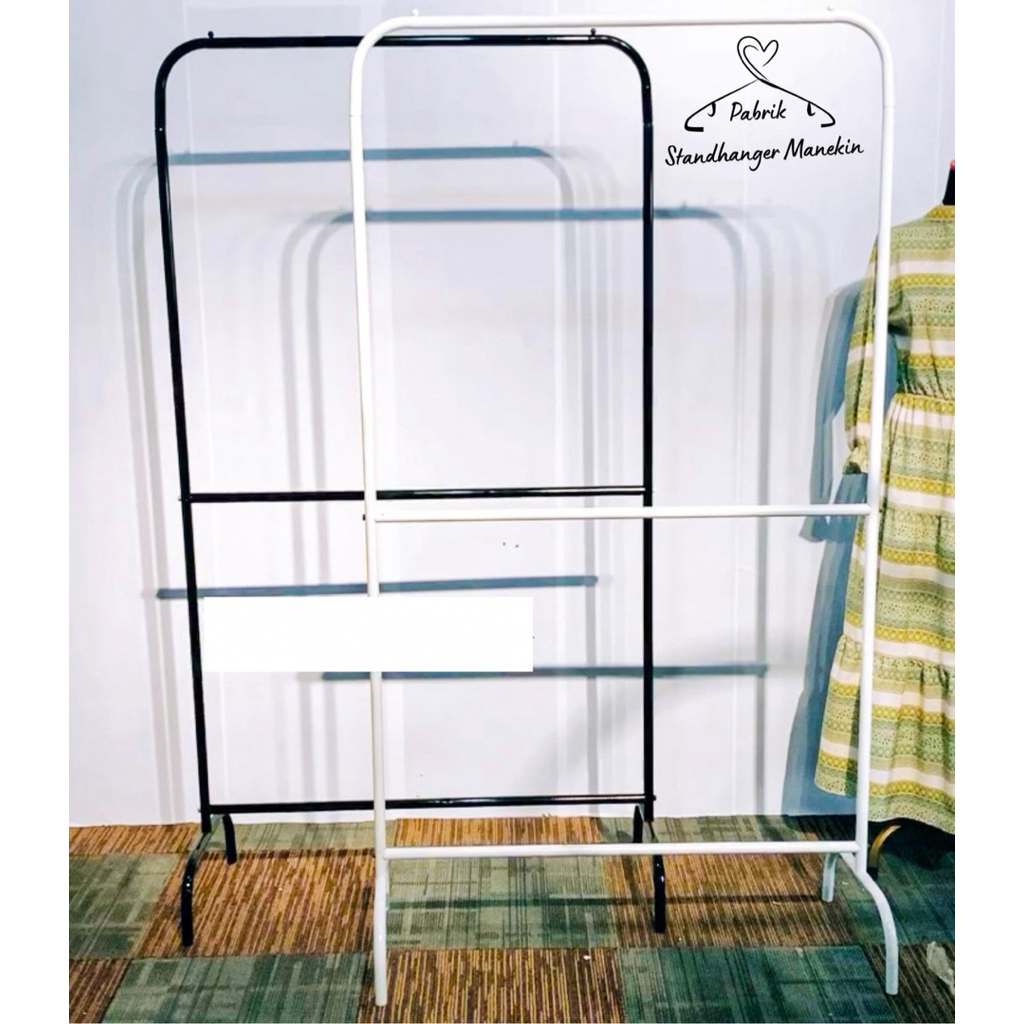 StandHanger Modeling Terbaru 2 Tingkat | Gawang Model Butik Premium Susun 2 | StandHanger Model 2 Su