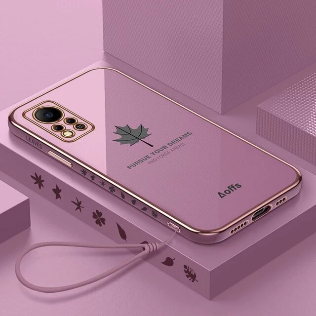 Promo Case Maple Infinix Hot 11s NFC Softcase Silicon Electro Plating FREE Tali Gantungan