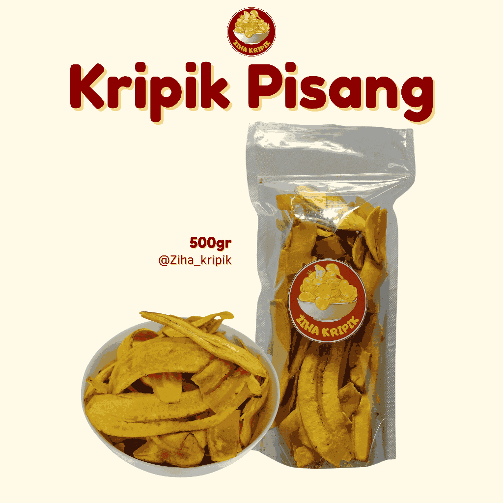 

Ziha Kripik Pisang original 500gr