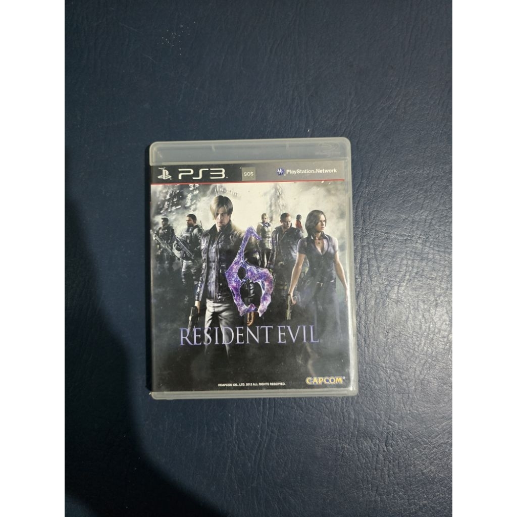 PS3 Resident Evil 6 Reg 3 Asia BD Kaset CD Game Playstation 4 Ori Kaset Games Retro Original Sony