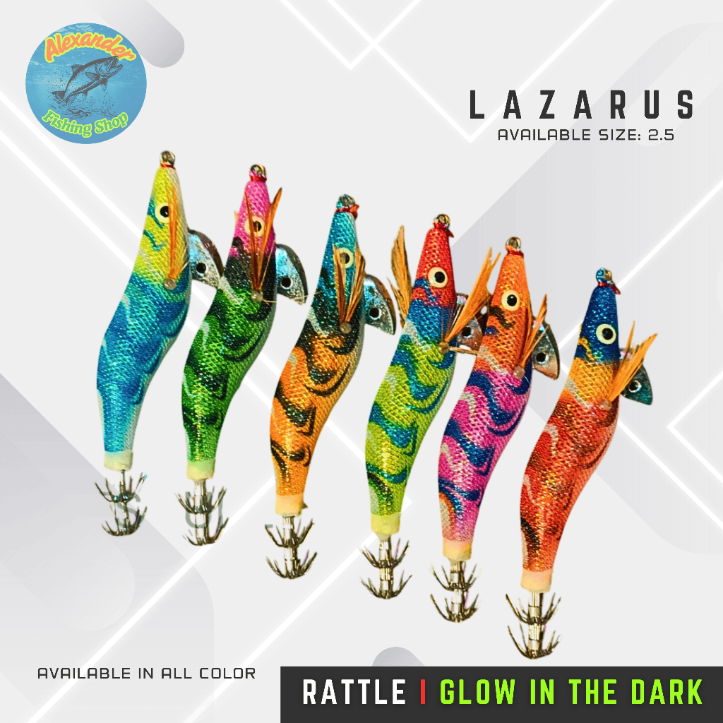 Egi Umpan Cumi | Egi Lazarus | Egi Glow in The Dark | Egi Killer | Egi Umpan Cumi Hook Stainless