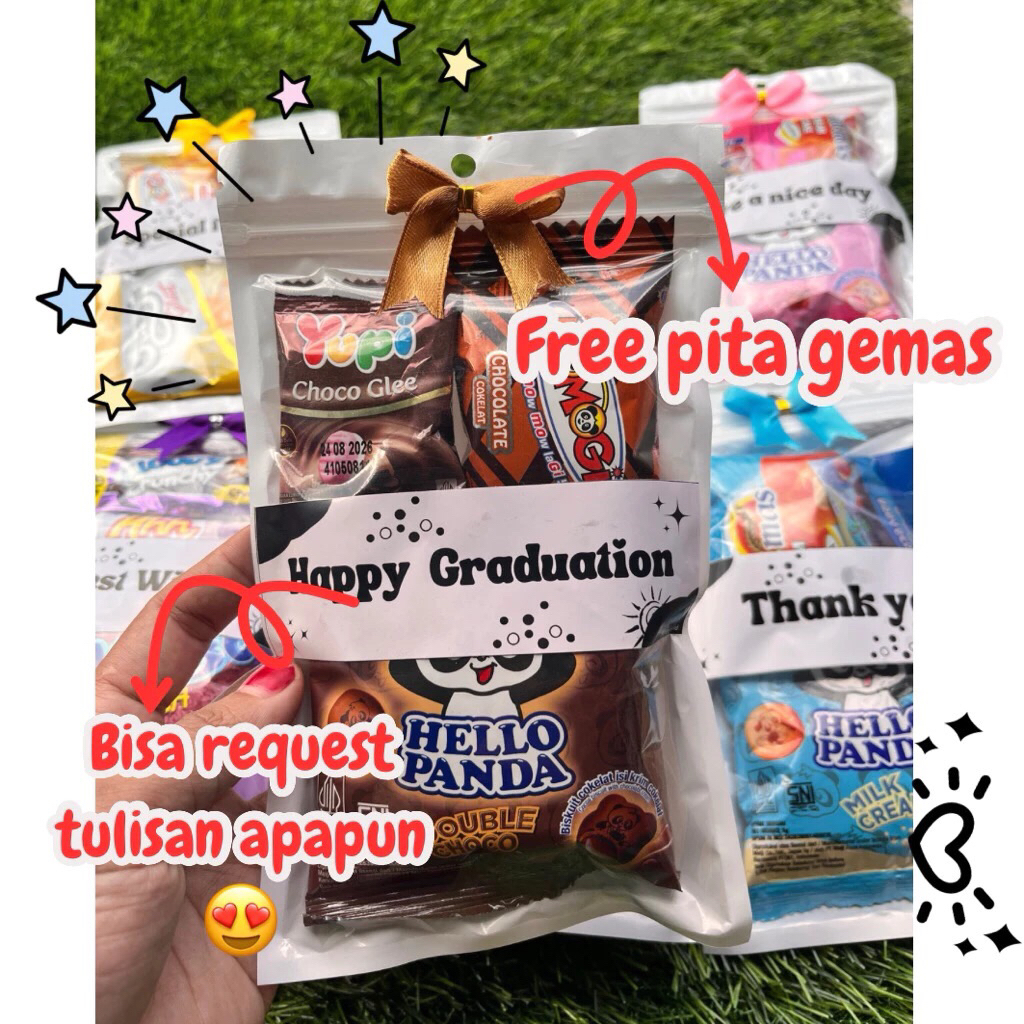 

MINI GIFT SNACK CUSTOM UCAPAN