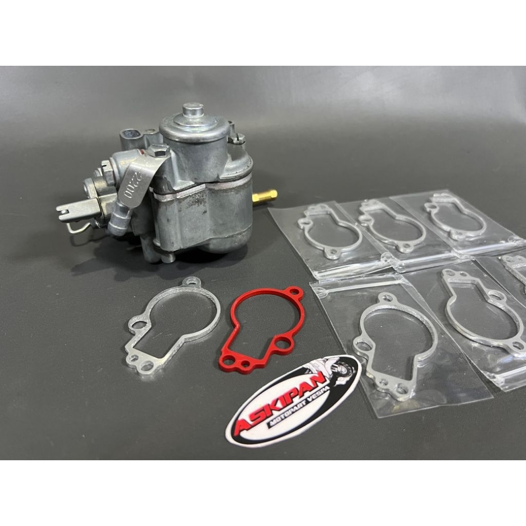 Perpak Paking packing Aluminium 3mm deksel karburator karbu carburator Vespa Racing largeframe super