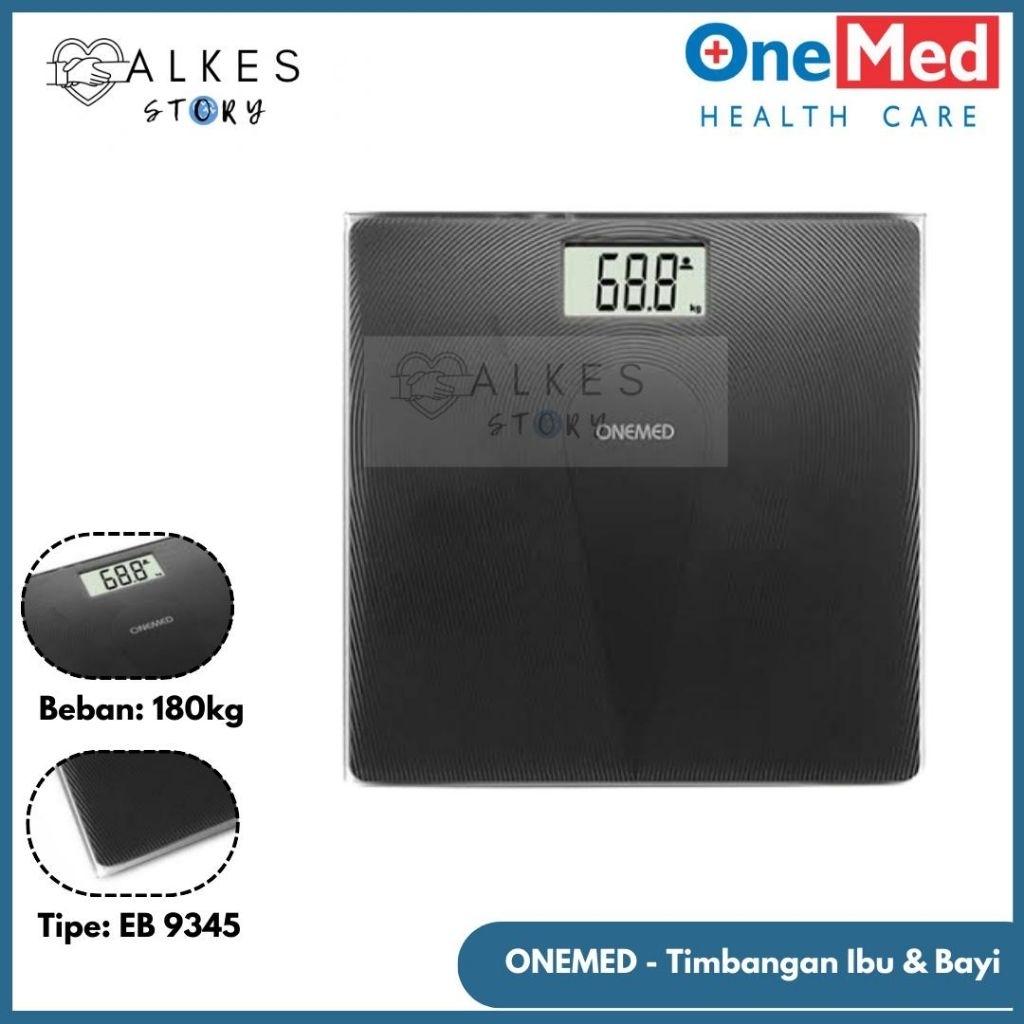 ONEMED-ALKESSTORY Timbangan Digital Ibu & Bayi EB 9345