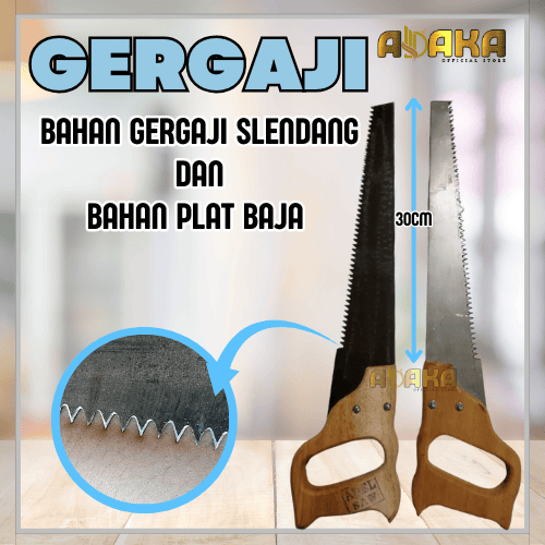 ADAKA Gergaji Bahan Plat Baja dan Gergaji Slendang