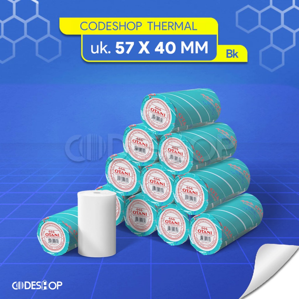 

Kertas Thermal Otani 57 x 40 Hitam 57x40