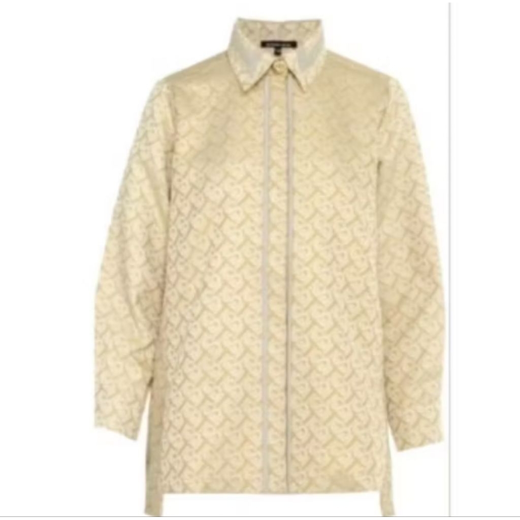 Buttonscarves - Bimu Jacquard Basic Shirt M