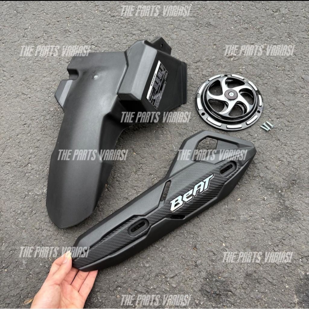 Paket Hugger Beat New 2020-2025 Plus Cover Kipas Spinner Set Cover knalpot Airblade Beat Honda Untuk