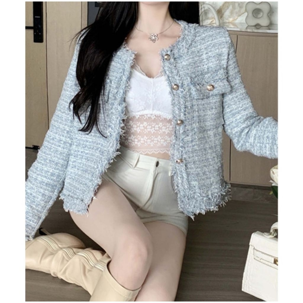 PREMIUM TWEED BLAZER IMPORT