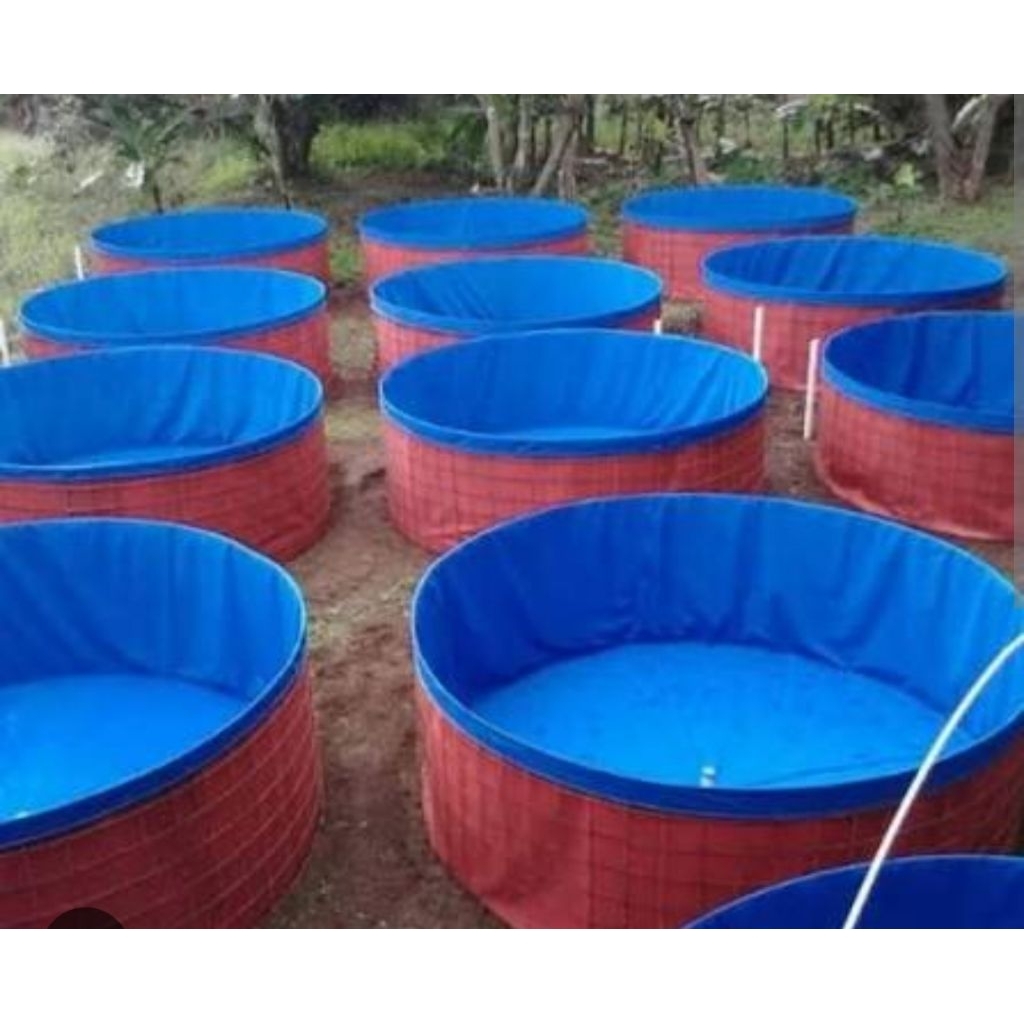 KOLAM TERPAL BULAT FULLSET DIAMETER 2