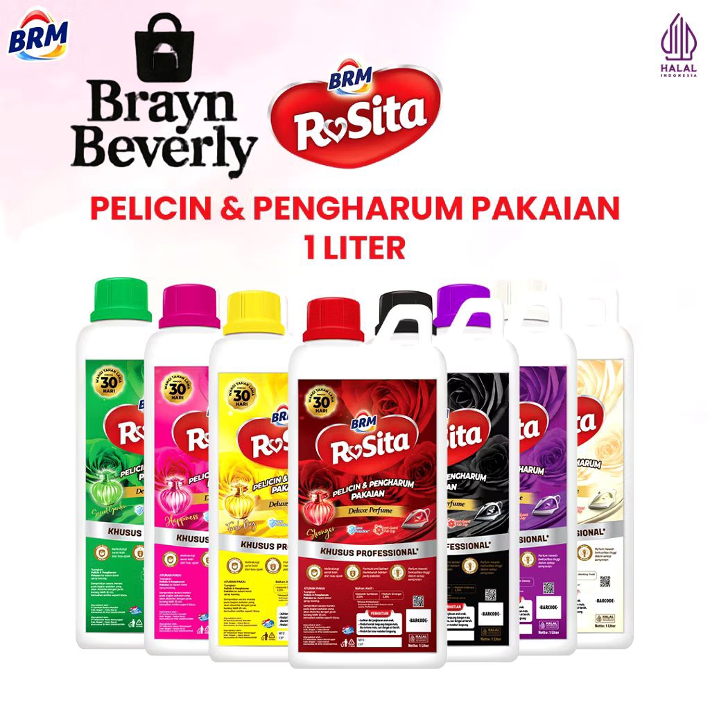 Parfum Laundry Mawar Asli; Mawar Rosita; All Varian; Botol 1 Liter