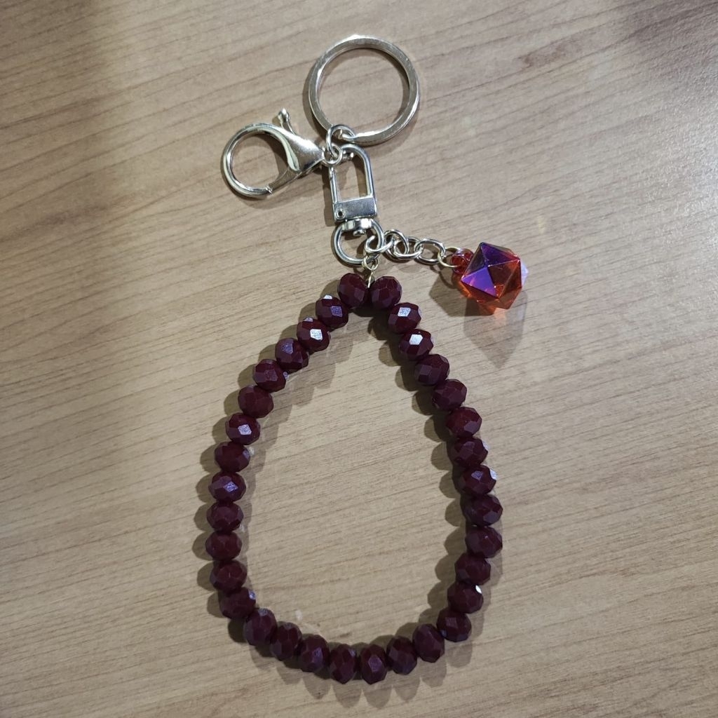 Tasbih Kristal 33 Butir / Tasbih Kristal cantik / Tasbih Kristal Gantungan Kunci Ganci