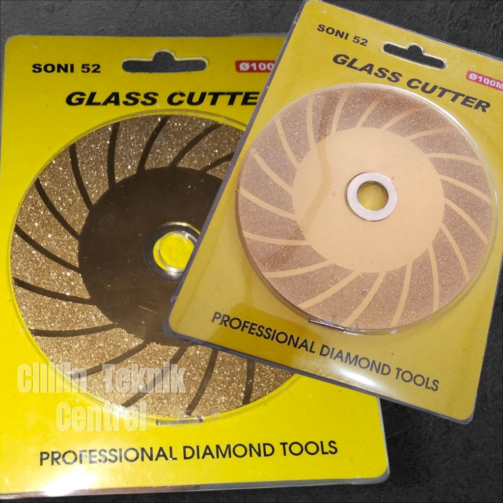 Mata Gerinda Potong Kaca Soni 52 Mata Gerinda Diamond Cutting & Polishing 4 Inch 1pcs