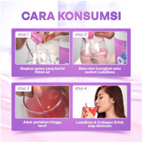 LADYBOSS - Breast & Collagen Drink ( Minuman Pengencang )