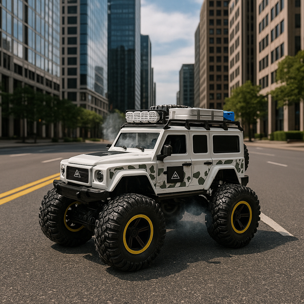 BADII - RC CAR JEEP ANTI AIR 4WD 1:14 BATTERY CHARGER 18650 1200MAH 2.4GhZ BISA MAIN BARENG  RC CAR 