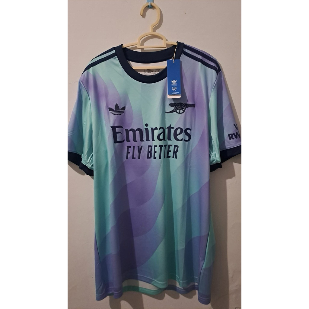 Jersey Arsenal Third Original Replica Size XL Asia BNWT Termurah