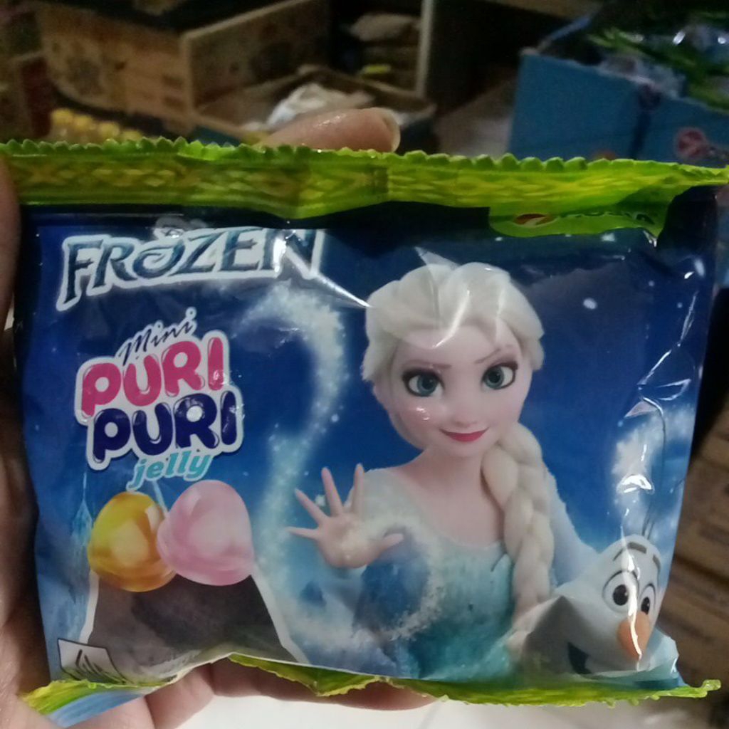 FrozenPuri puri jeli /agar kecil kecil/jelly 2000 an/agar untuk ulangtahun/agar Frozen Elsa/jelly fr