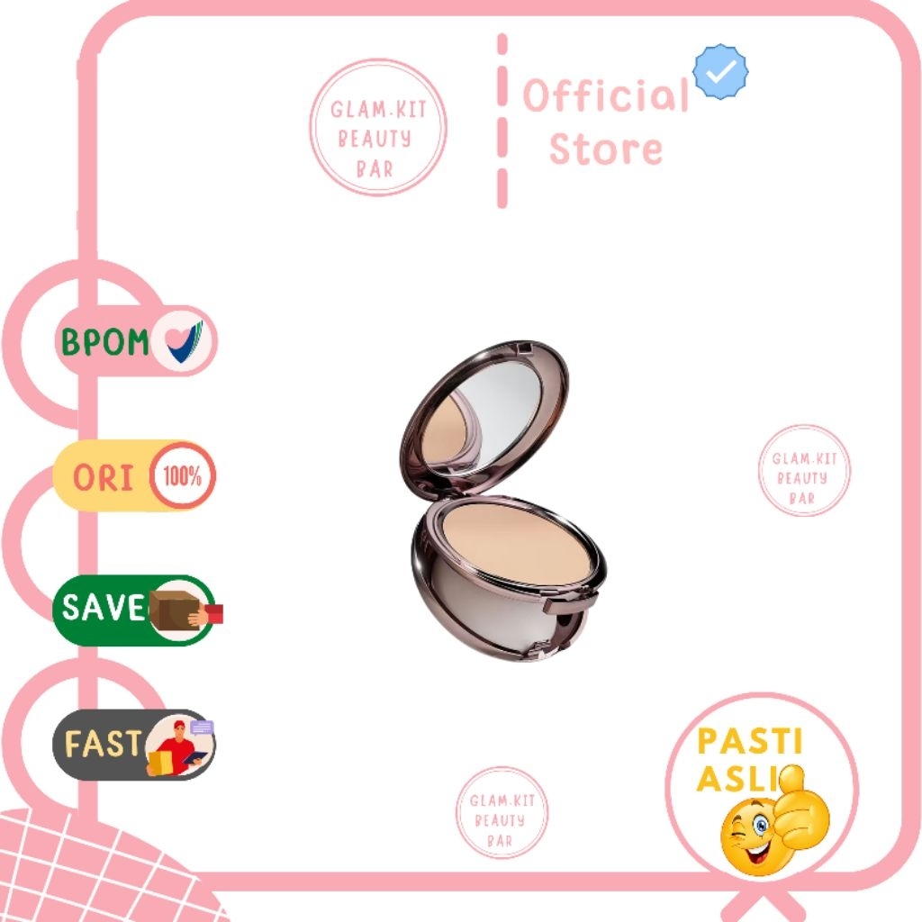ULTIMA II Wonderwear Pressed Powder 10gr | Bedak Padat | Pressed Powder