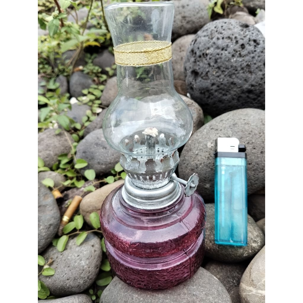 lampu minyak jadul lampu teplok lampu semprong jadul klasik vintage