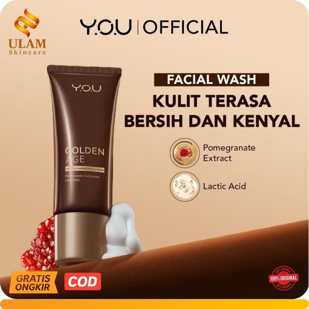 YOU Golden Age Deep Cleansing Facial Wash Pembersih Wajah Face Wash - 100g CUCI MUKA PEMBERSIH WAJAH