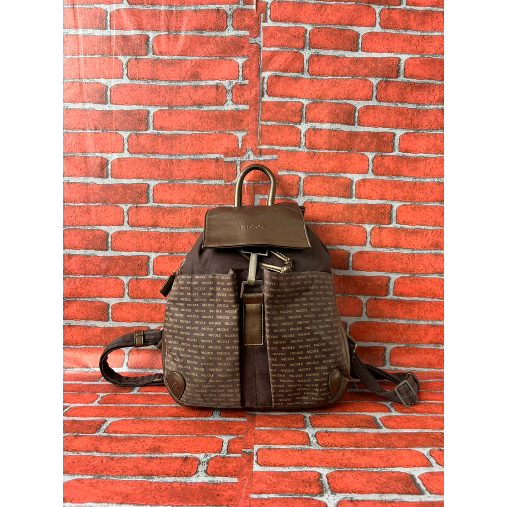 TAS RANSEL FASHION WANITA NICOLE SECOND BRANDED / TAS RANSEL SERUT NICOLE WANITA