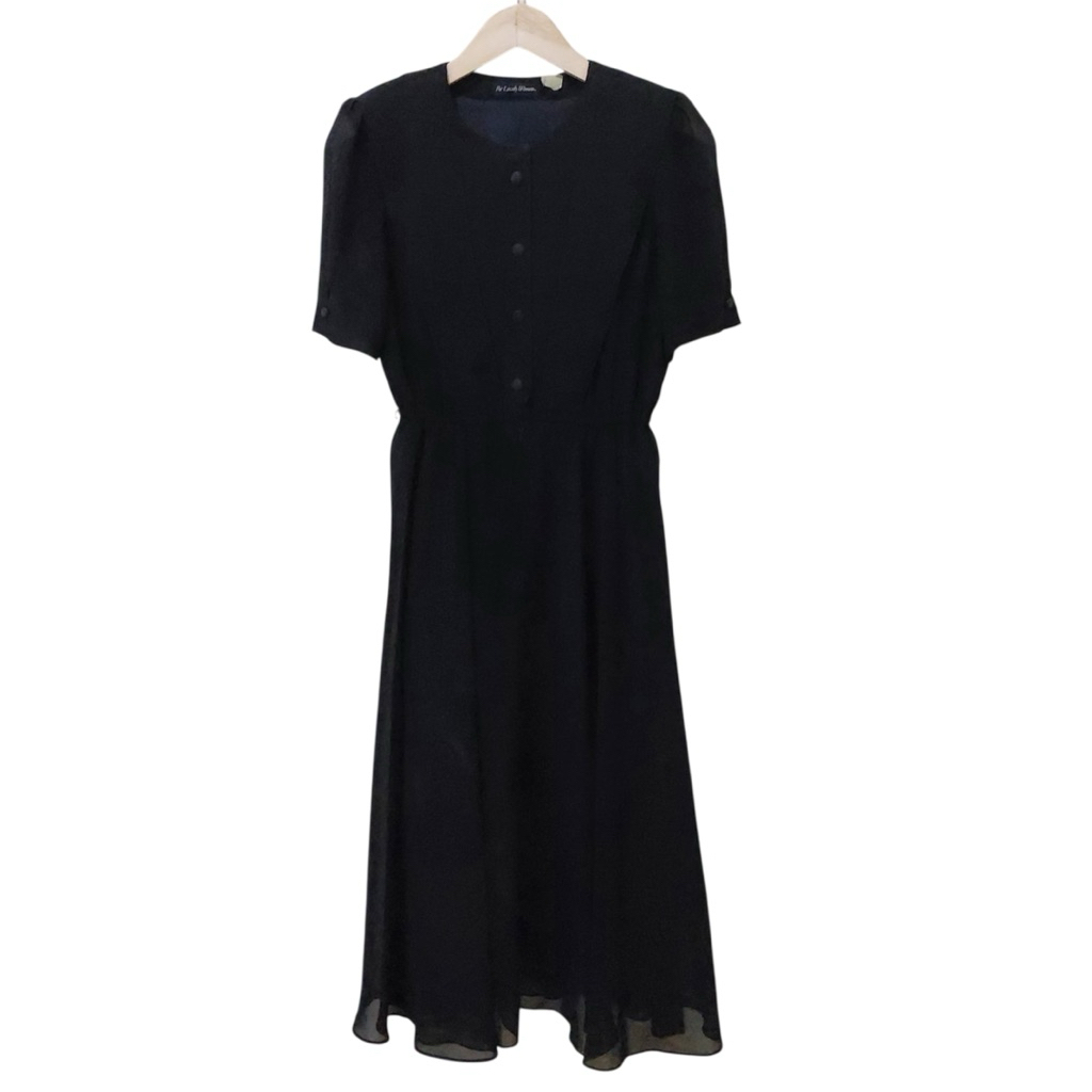 Dress Hitam Vintage